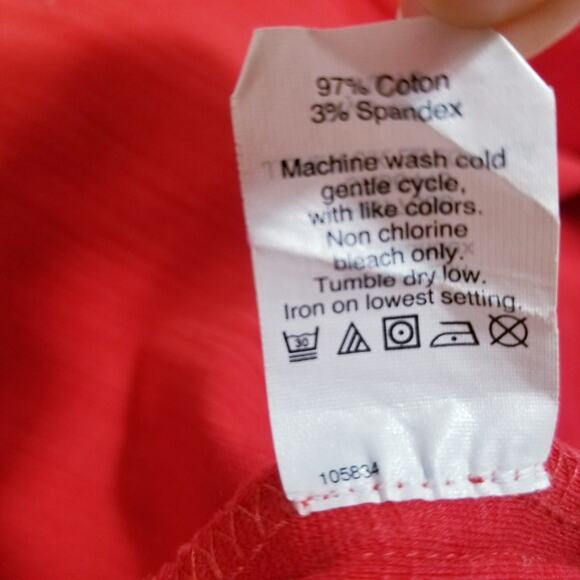 Madewell Pleated Red Dress w/ side pockets - Picture 8 of 11